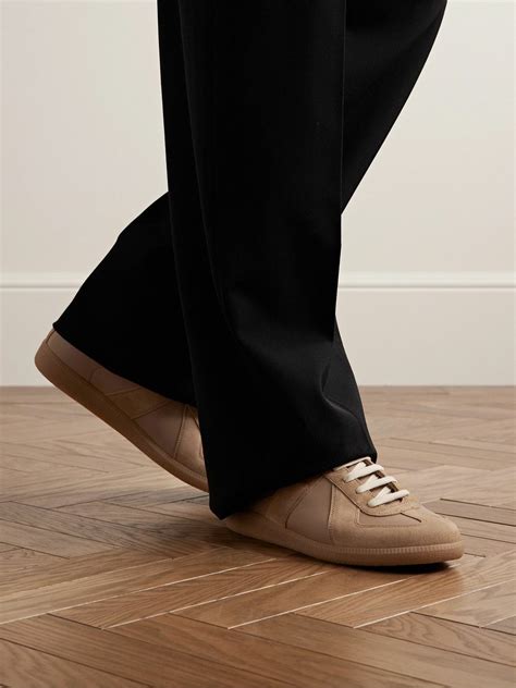 replica shoes margiela untreated leather